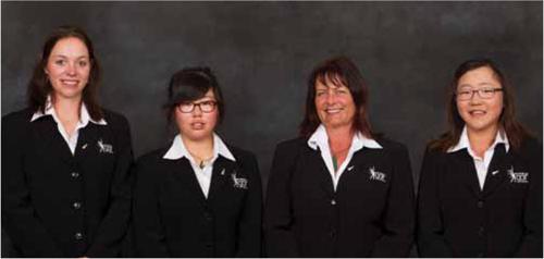 Caroline Bon, Cecilia Cho, Libby Steele, Lydia Ko